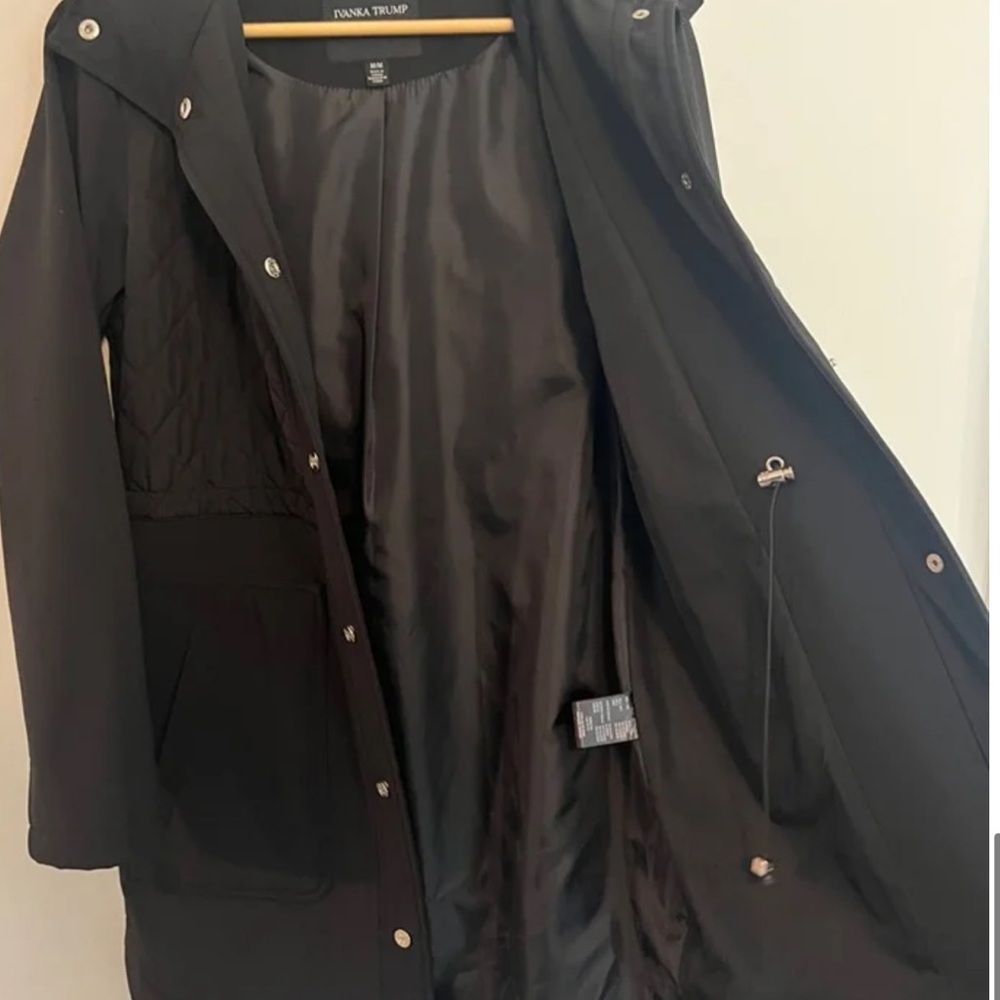 22. Ivanka Trump Hooded Trench Coat - Picture 15 of 16
